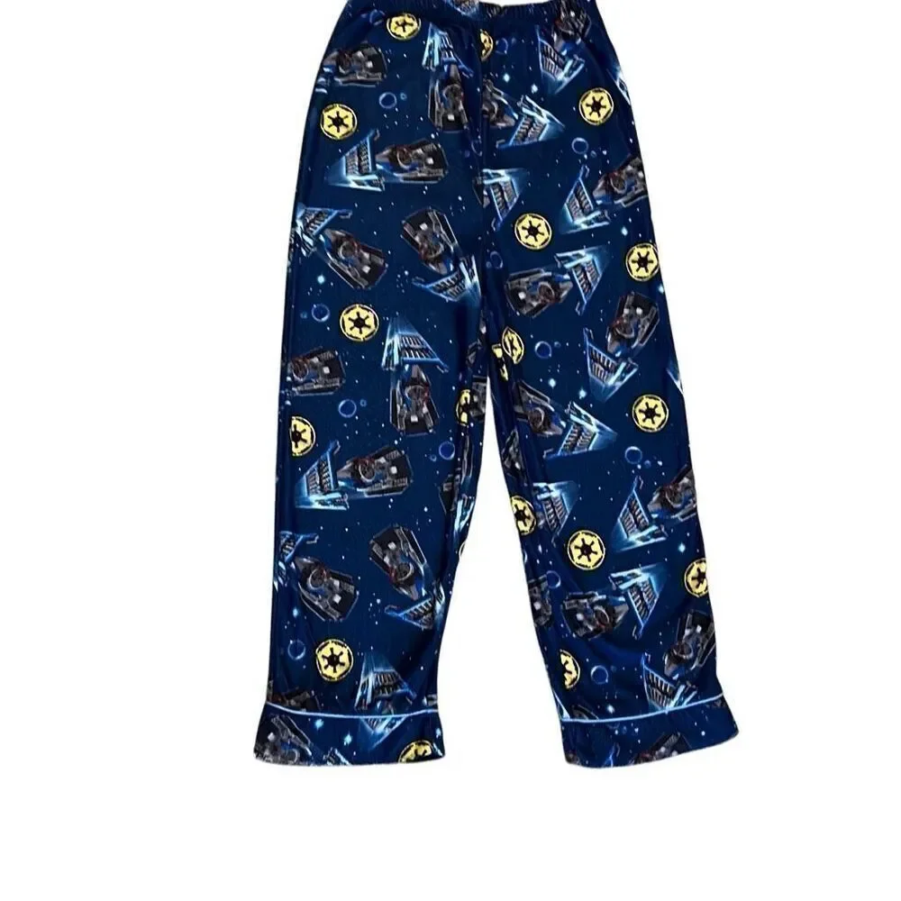 Space PJ Pajama Youth Medium Pants Elastic Waist